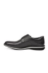 Black Genuine Leather Mens Casual Shoes 8071 M