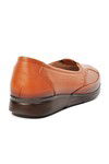Tan Genuine Leather Anatomic Womens Casual Shoes 8766 Z