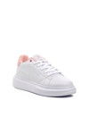 White Powder Lace-Up Womens Sneakers Nadia G