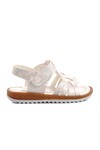 صندل تقويمي أبيض لامع للبنات 22Y07 B