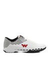 Victor G Astroturf White Unisex Astroturf Shoes