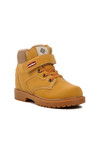 Yellow Velcro Boys Boots 138 F