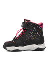 Pepino 1520 F Siyah-Fuşya  Kız Çocuk Kar Botu