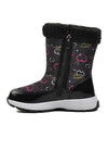 Black Girls Snow Boots 1555 P