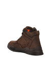 Brown Nubuck Genuine Leather Mens Boots 220048 M