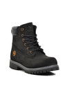 Black Nubuck Genuine Leather Mens Boots 220262 M