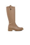 Nude Fleece-lined Womens Boots 224536 Z
