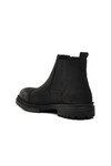 حذاء تشيلسي رجالي من الجلد الطبيعي باللون الأسود 240006 M