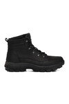 Black Nubuck Genuine Leather Mens Outdoor Boots 240068 M