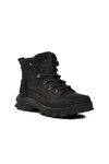 Black Nubuck Genuine Leather Mens Outdoor Boots 240068 M