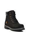 Black Nubuck Water Repellent Genuine Leather Unisex Boots 240602 G