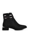 Black Suede Womens Boots 248035 Z