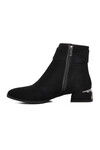 Black Suede Womens Boots 248035 Z