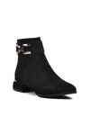 Black Suede Womens Boots 248035 Z