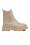 Beige Womens Chelsea Boots 261074 Z