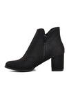 Black Suede Womens Boots 262079 Z