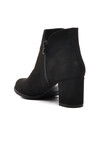 Black Suede Womens Boots 262079 Z