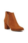 Tan Suede Womens Boots 262079 Z