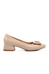 Beige Womens High Heel Shoes 289216 Z
