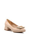 Beige Womens High Heel Shoes 289216 Z