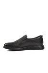 Black Orthopedic Genuine Leather Mens Casual Shoes 2917 M