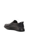 Black Orthopedic Genuine Leather Mens Casual Shoes 2917 M