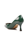 Green-Patent Leather Womens Evening Shoes 312042 Z