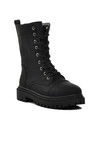 Black Suede Womens Boots 335124 Z
