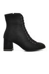 Black Suede Womens Boots 336129 Z