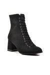 Black Suede Womens Boots 336129 Z