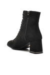 Black Suede Womens Boots 336129 Z