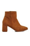 Tan Suede Womens Boots 343072 Z