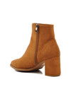 Tan Suede Womens Boots 343072 Z