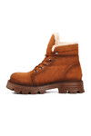 Tan Suede Womens Boots 354122 Z