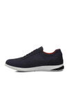 Navy Blue Nubuck Mens Casual Shoes 4384 M (Large Size)