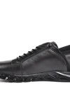 Siyah Hakiki Deri Erkek Casual Ayakkabı 4511 M