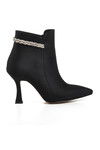 Black Suede Womens Boots 543111 Z