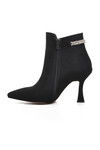 Black Suede Womens Boots 543111 Z