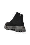 Black Suede Womens Boots 561188 Z