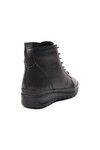 Black Genuine Leather Anatomical Womens Boots 7685 Z