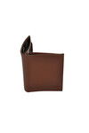 Brown Genuine Leather Mens Wallet 8033