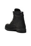 Black Nubuck Fleece Genuine Leather Unisex Boots 90001-9