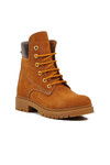 Cinnamon Fleece Genuine Leather Unisex Boots 90001-9