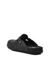 Black Anatomical Mens Slippers K-12113 M