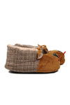 Brown Womens Slippers Dog Slippers G