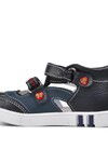 Navy Blue Nubuck Orthopedic Baby Shoes 009 B