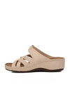 Beige Womens Slippers 09-977 Z