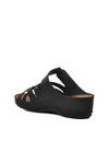 Black Womens Slippers 09-977 Z