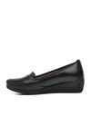 Black Wide Mold Gel Sole Anatomic Womens Casual Shoes 203 Z
