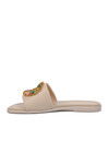 Beige Womens Slippers 246017 Z